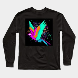 Colorful Parrot Long Sleeve T-Shirt